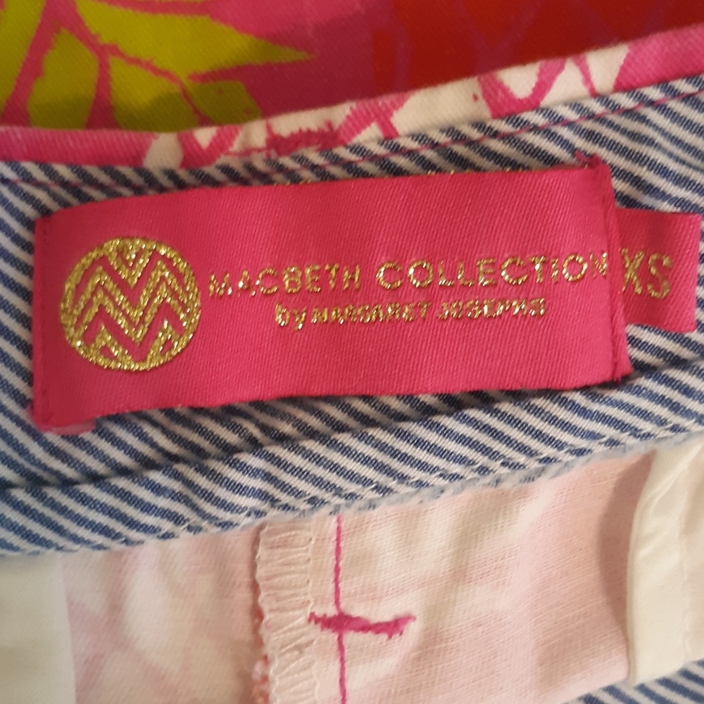 Macbeth collection pineapple cotton shorts XS *A - Picture 6 of 6